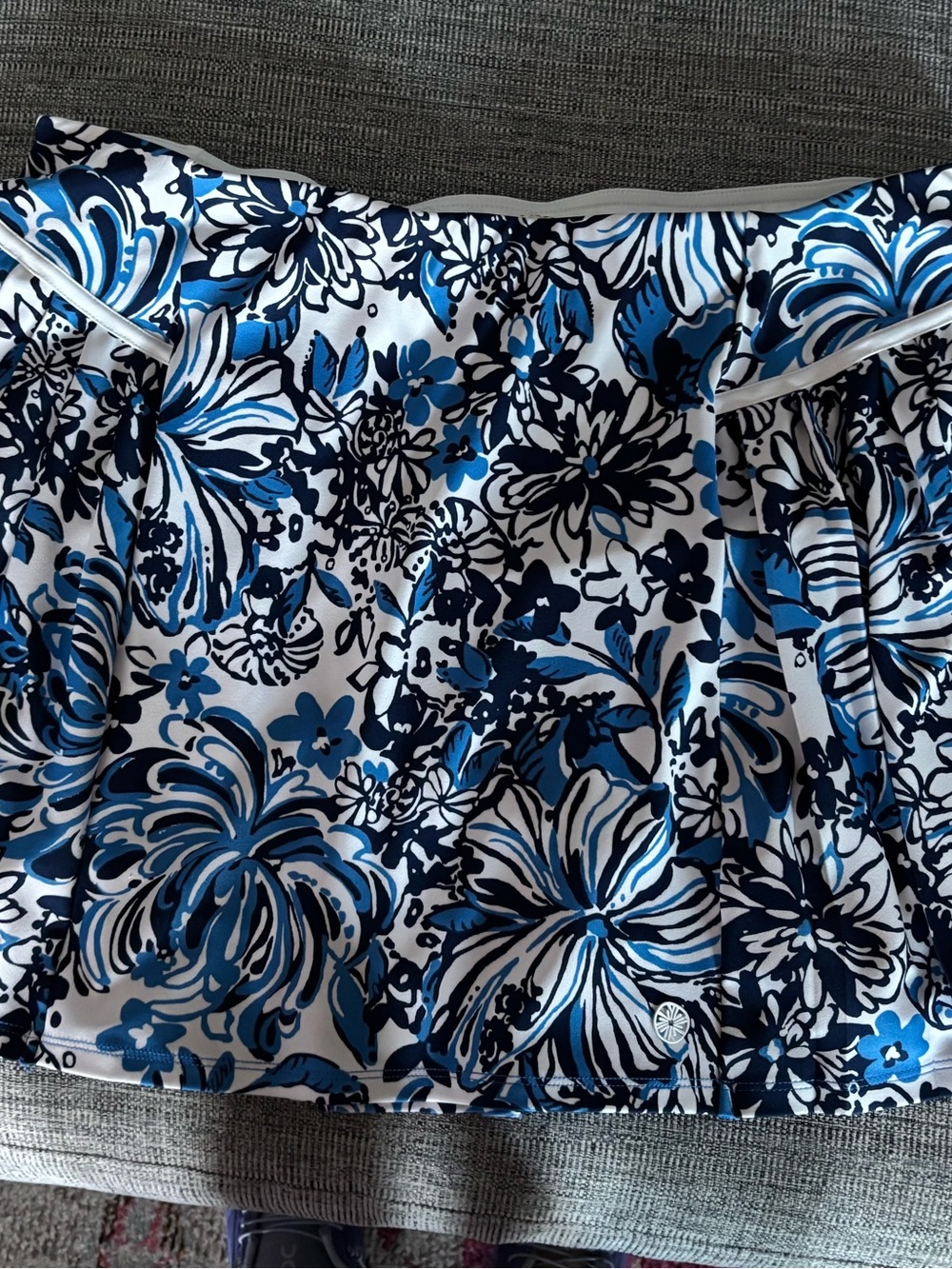 Lilly Pulitzer XL Luxletic BACIO SKORT - PANDARAMA - Pleated Active UPF 50+
